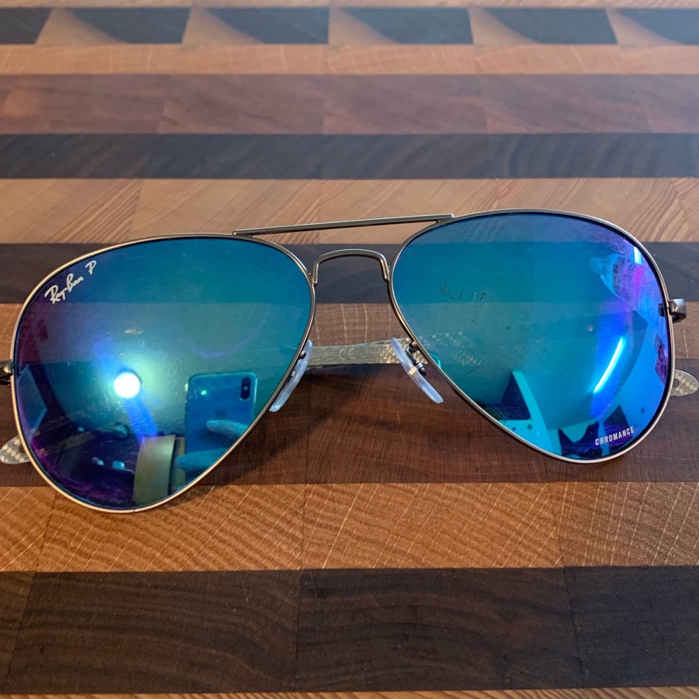 Ray Ban sunglasses. Chromance